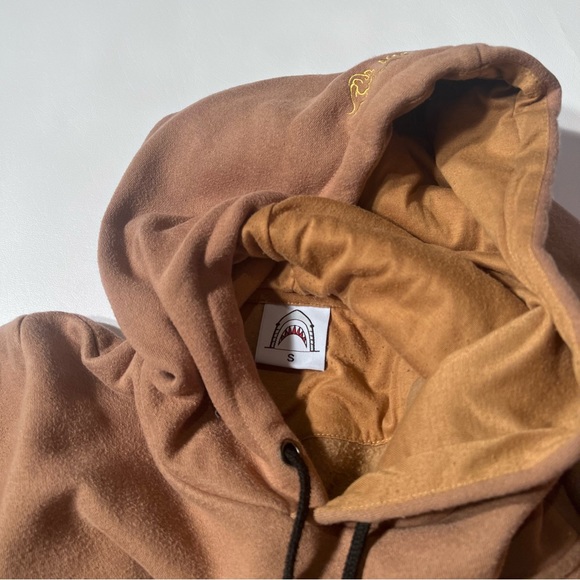 Tiger Shvrk New Wave Brown Hoodie - Picture 6 of 7